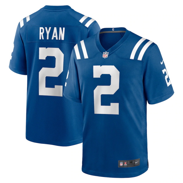 mens nike matt ryan royal indianapolis colts game jersey